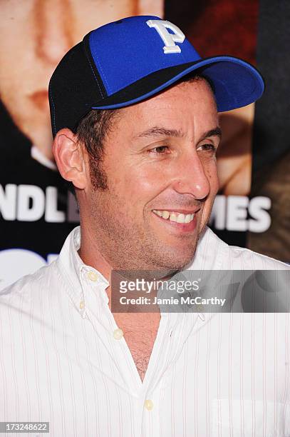 Actor Adam Sandler attends the "Grown Ups 2" New York Premiere at AMC Lincoln Square Theater on July 10, 2013 in New York City.