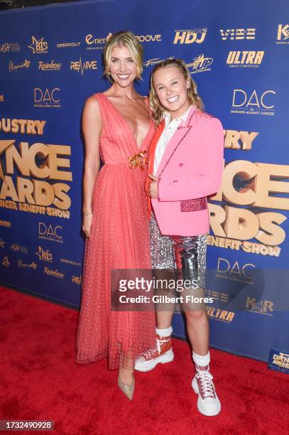Amanda Kloots and JoJo Siwa at the 2023 Industry Dance Awards held at Avalon Hollywood on October 18, 2023 in Los Angeles, California.
