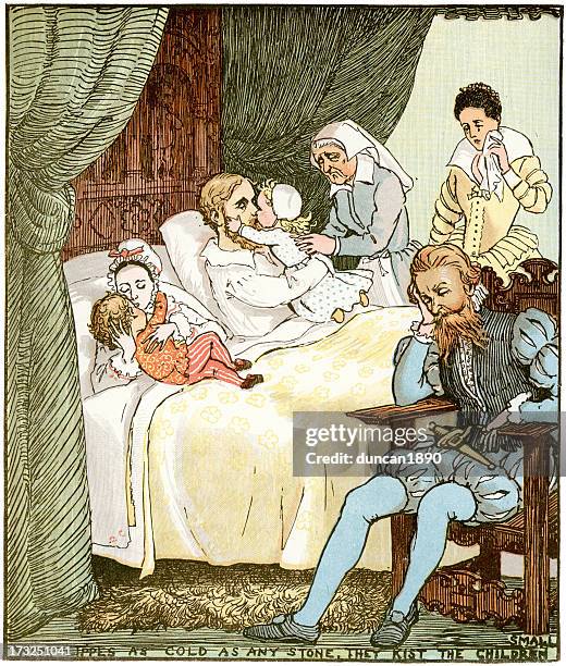 with lips, cold as stone - remembering dad stock illustrations