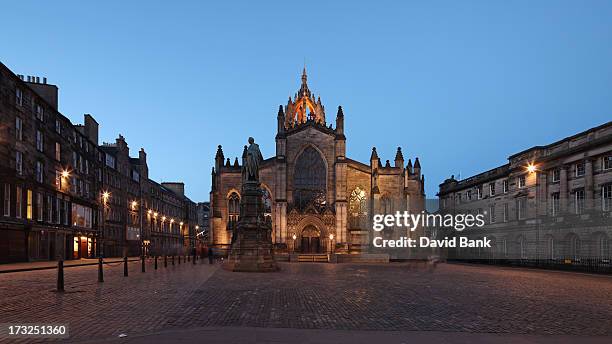 st giles cathedral edinburgh - st giles cathedral stock pictures, royalty-free photos & images