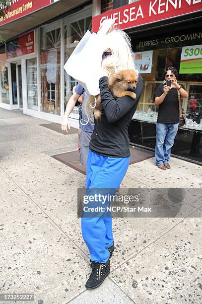 Amanda Bynes as seen on July 10, 2013 in New York City.
