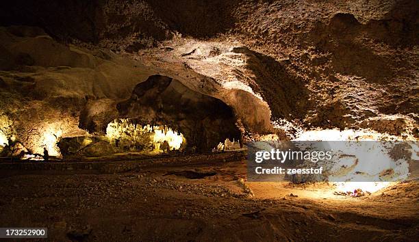 leaving the big room - carlsbad caverns national park stock-fotos und bilder