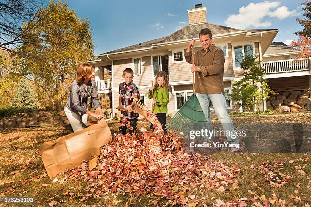 Team Leave Raking Tween Boy Raking Leaves Photos and Premium High Res Pictures - Getty Images