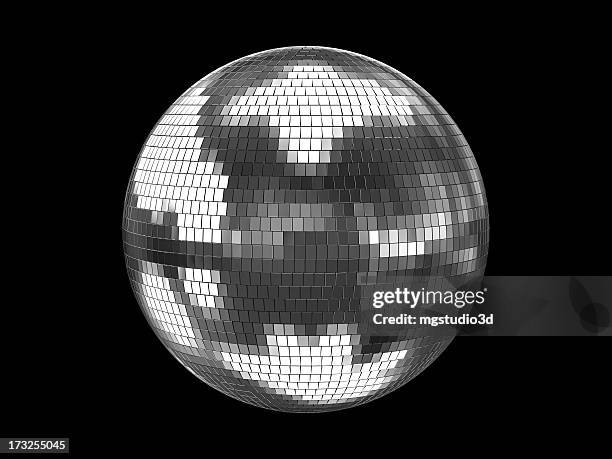 disco ball silver - formal ball stock pictures, royalty-free photos & images