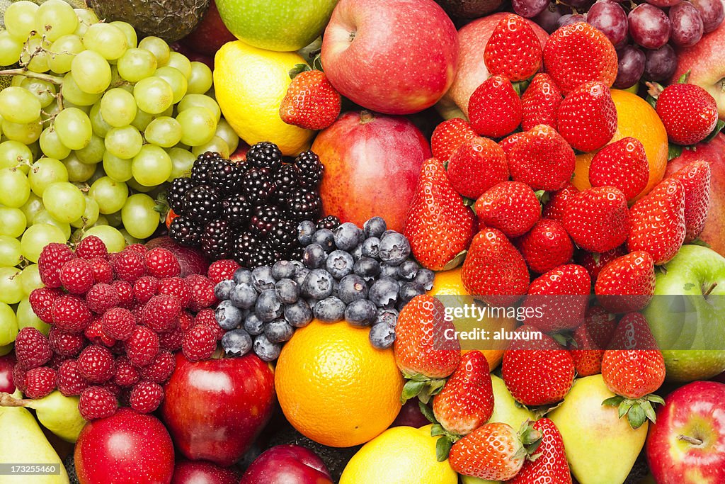 Variedad de frutas
