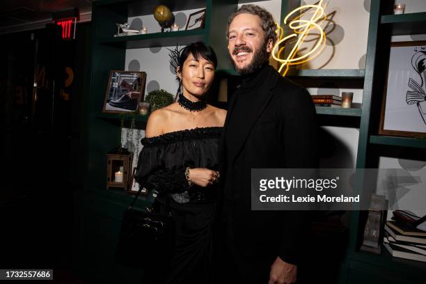 Jihae Kim at the Manolo Blahnik Celebrates 'The Manolo Blahnik Archives: The Craft' event held at Saint Theo's on October 18, 2023 in New York, New...