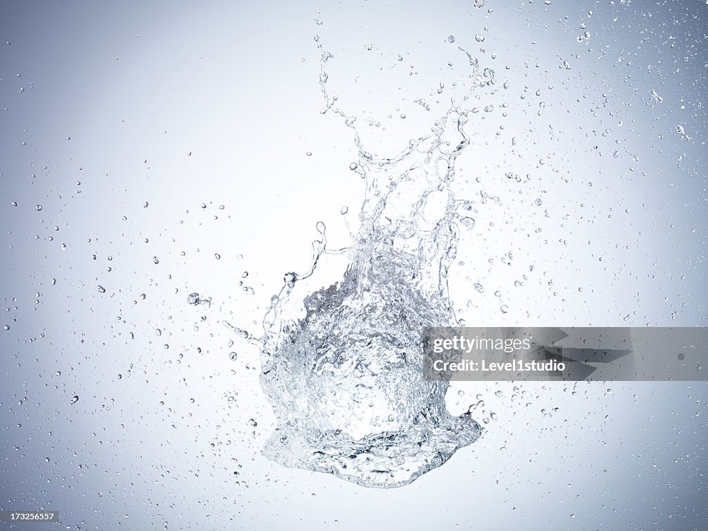 High speed image of water exploding