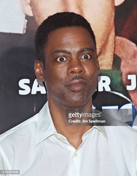 Actor Chris Rock attends the "Grown Ups 2" New York Premiere at AMC Lincoln Square Theater on July 10, 2013 in New York City.