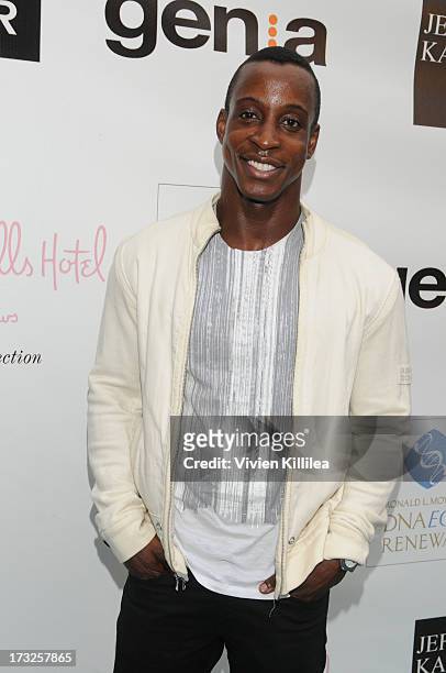 Shaka Smith attends Gen:A And Michael Hogg Presents The Summer Soiree Of Season And The Agenostic Man Book Launch at Beverly Hills Hotel on July 10,...