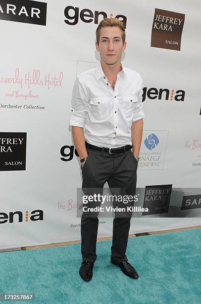 Talon Reid attends Gen:A And Michael Hogg Presents The Summer Soiree Of Season And The Agenostic Man Book Launch at Beverly Hills Hotel on July 10,...