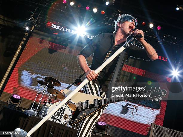 Josh Ramsay of Marianas Trench performs on Day 7 of the RBC Royal Bank Bluesfest on July 10, 2013 in Ottawa, Canada.