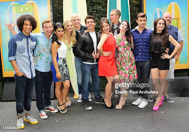 Actors Jordan Fisher, Kent Boyd, Chrissie Fit, Mollee Gray, Ross Lynch, John Deluca, Maia Mitchell, William Loftis, Grace Phipps, Garrett Clayton,...