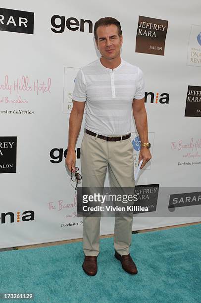 Vincent De Paul attends Gen:A And Michael Hogg Presents The Summer Soiree Of Season And The Agenostic Man Book Launch at Beverly Hills Hotel on July...
