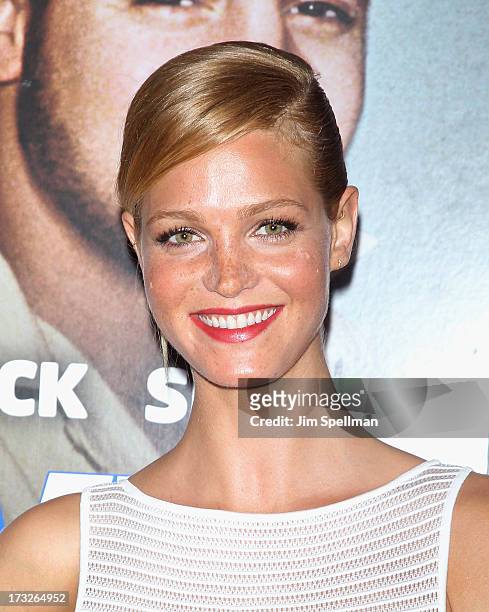 Model Erin Hetherton attends the "Grown Ups 2" New York Premiere at AMC Lincoln Square Theater on July 10, 2013 in New York City.