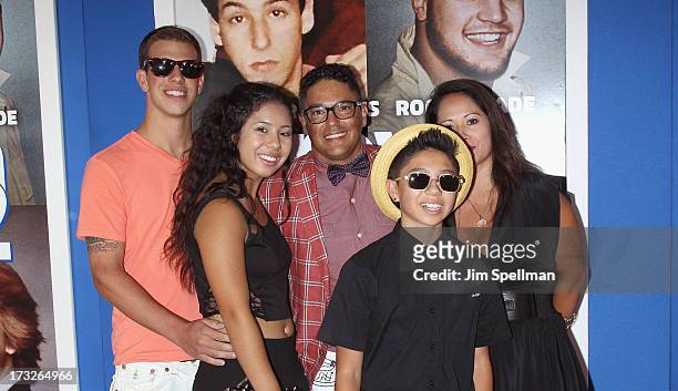Actor Nick Turturro and family attend the "Grown Ups 2" New York Premiere at AMC Lincoln Square Theater on July 10, 2013 in New York City.