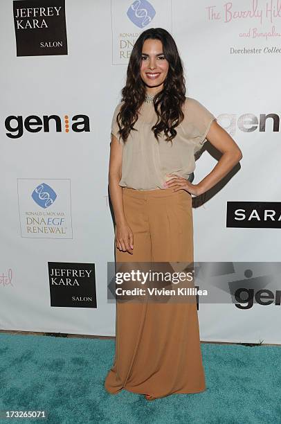 Nadine Velazquez attends Gen:A And Michael Hogg Presents The Summer Soiree Of Season And The Agenostic Man Book Launch at Beverly Hills Hotel on July...