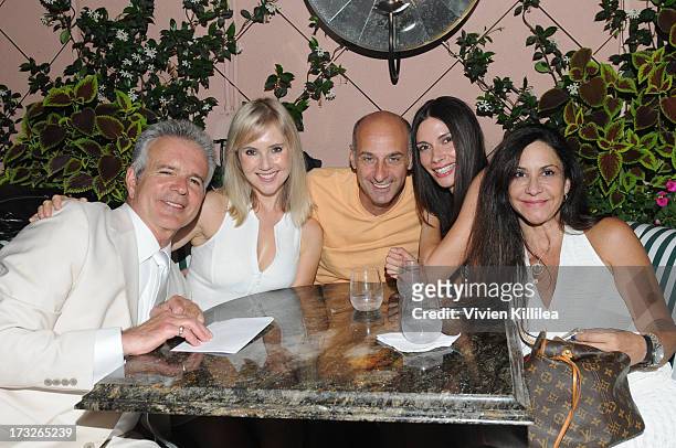 Tony Denison, Georgii Speakman, David Marciano, Claudia Graf and a guest attend Gen:A And Michael Hogg Presents The Summer Soiree Of Season And The...