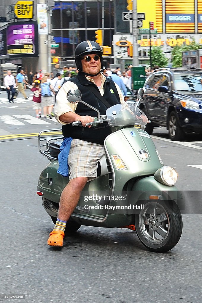 Celebrity Sightings In New York City - July 10, 2013