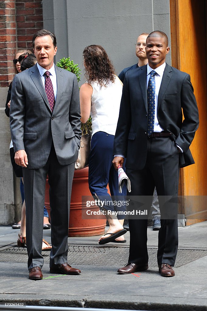 Celebrity Sightings In New York City - July 10, 2013