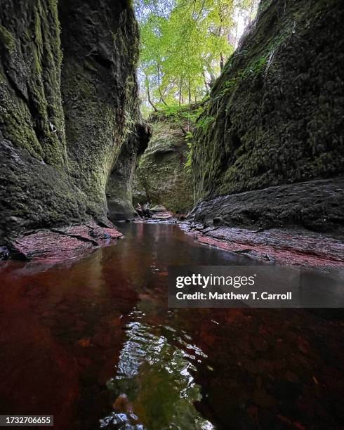 devil’s pulpit - devils pulpit stock pictures, royalty-free photos & images