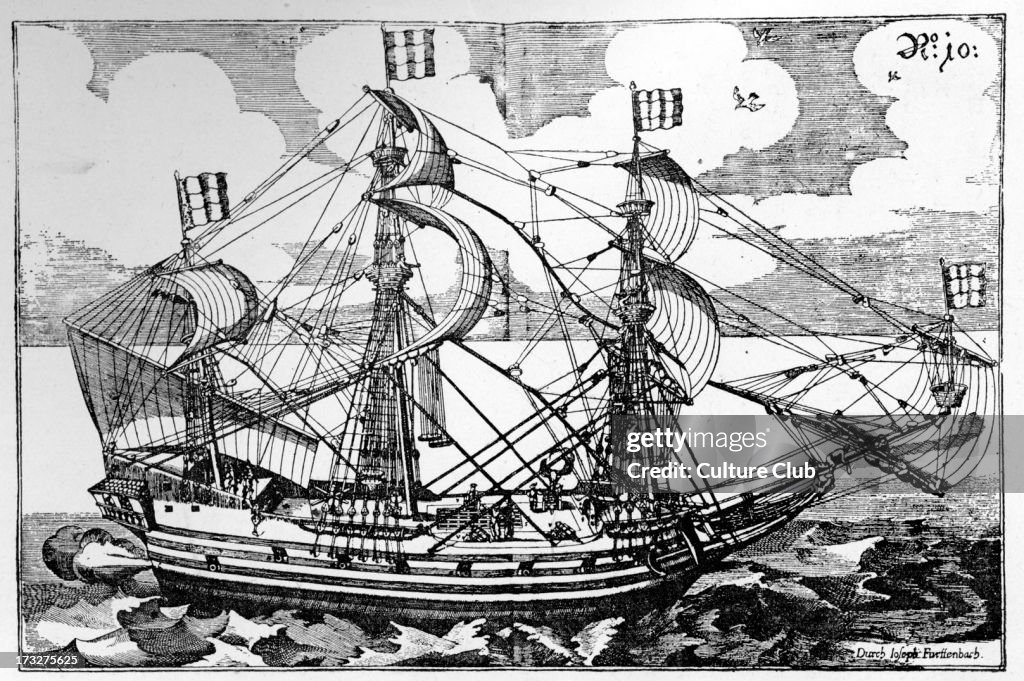 Galeasse - ketch used by pirates in 17th century