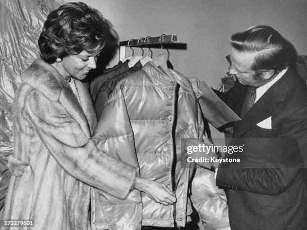 Princess Birgitta of Sweden visits the International Sports Equipment Fair in Munich, Germany, 22nd February 1974.