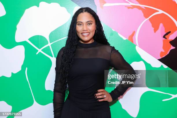 Ayesha Curry attends the Girls Write Now 2023 Awards at DVF Studio on October 12, 2023 in New York City.