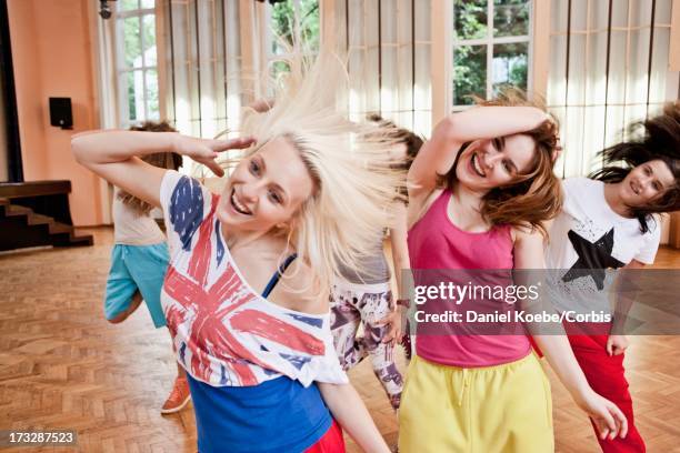 teenager dancing - dance troupe stock pictures, royalty-free photos & images