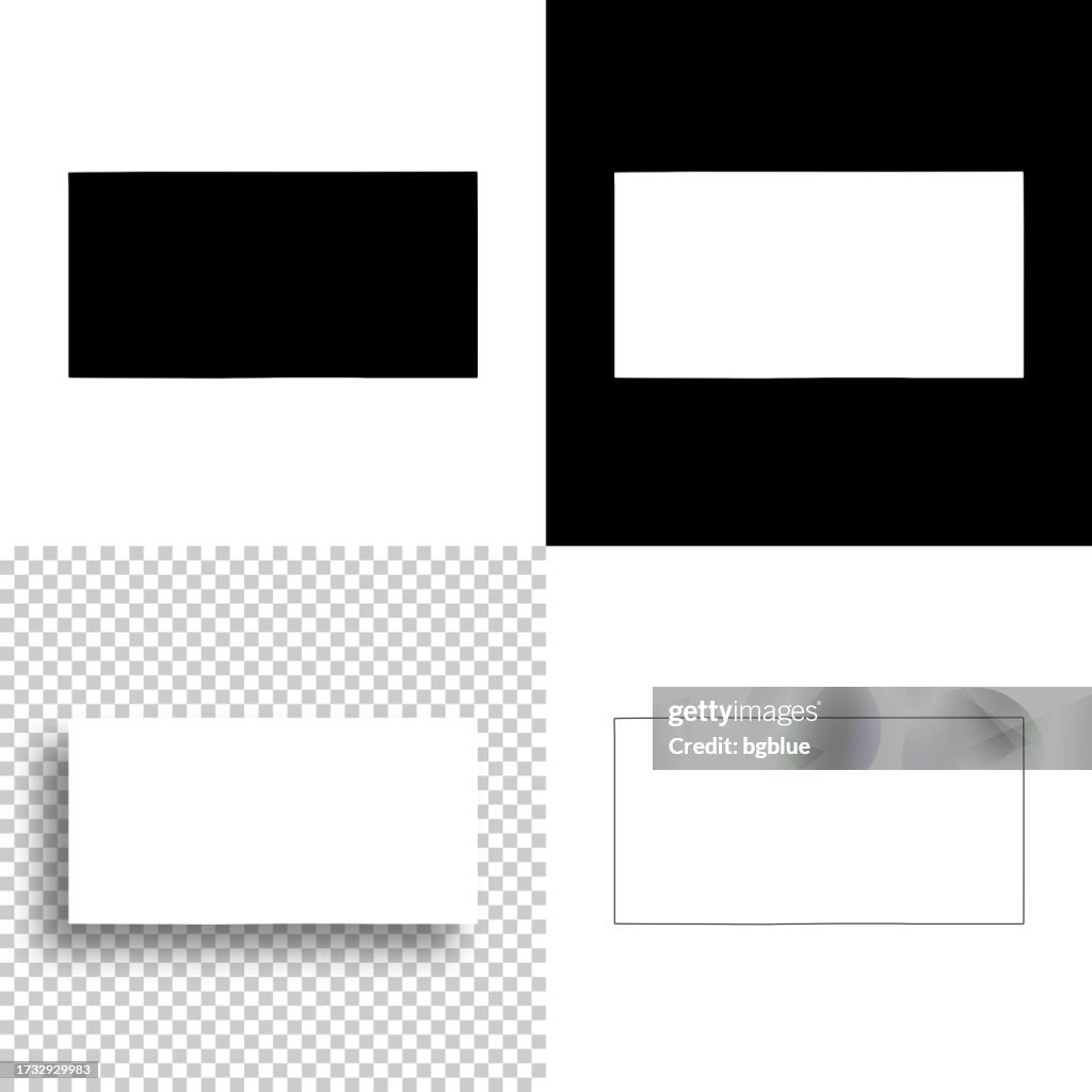 Eau Claire County, Wisconsin. Maps for design. Blank, white and black backgrounds