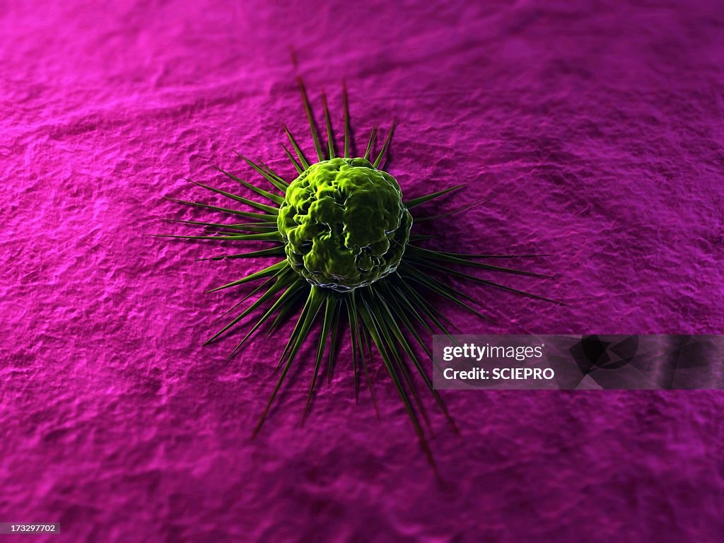 Cancer cell, artwork