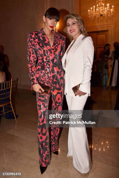 Katya Tolstova and Olga Ferrara attend Fashion Group International's 39th Annual Night of Stars at The Plaza on October 17, 2023 in New York.