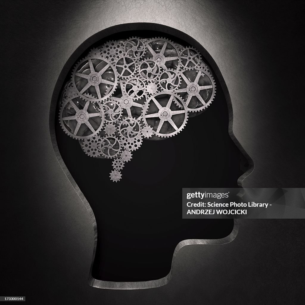 Thought processes, conceptual artwork