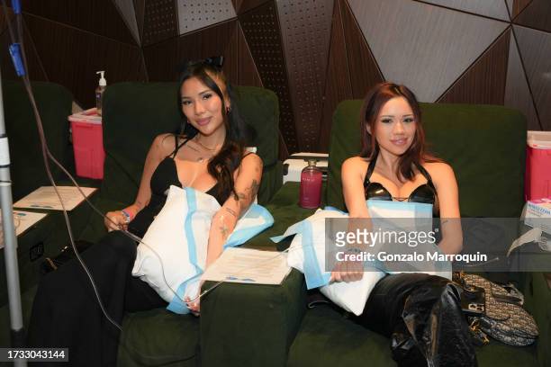 Linzy Luu attends the Le Bon Argent By Floyd Mayweather Presents Passes' Lucypalooza Sponsored By Flex & Betr on October 12, 2023 in Los Angeles,...