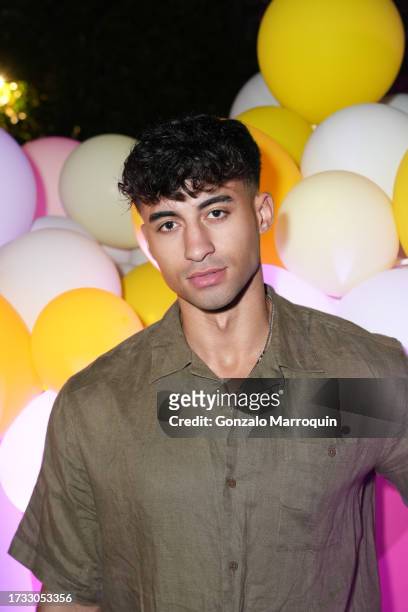 Isaac Francis attends the Le Bon Argent By Floyd Mayweather Presents Passes' Lucypalooza Sponsored By Flex & Betr on October 12, 2023 in Los Angeles,...
