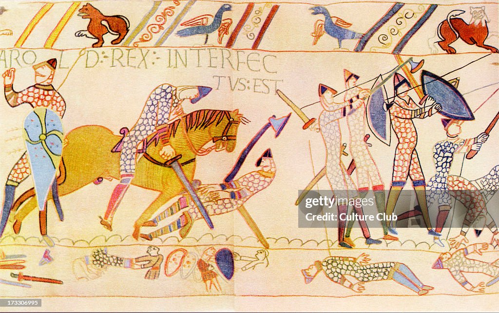 The Death of Harold at the Battle of Hastings, 1066