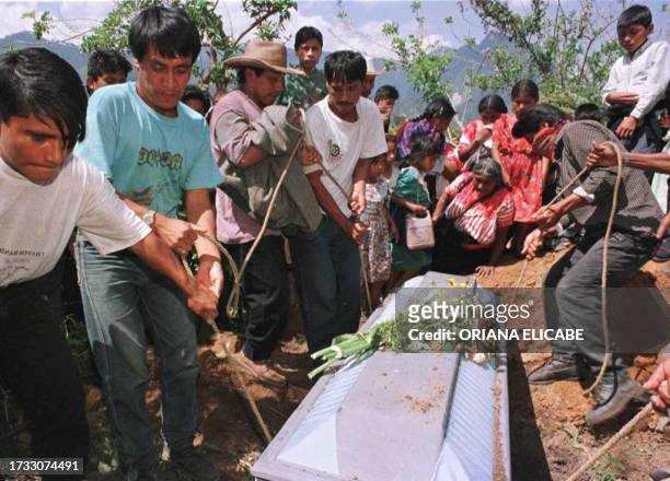Militantes del Partido de la Revolucion Democratica y simpatizantes del Ejercito Zapatista de Liberacion Nacional , entierran 19 marzo a sus...