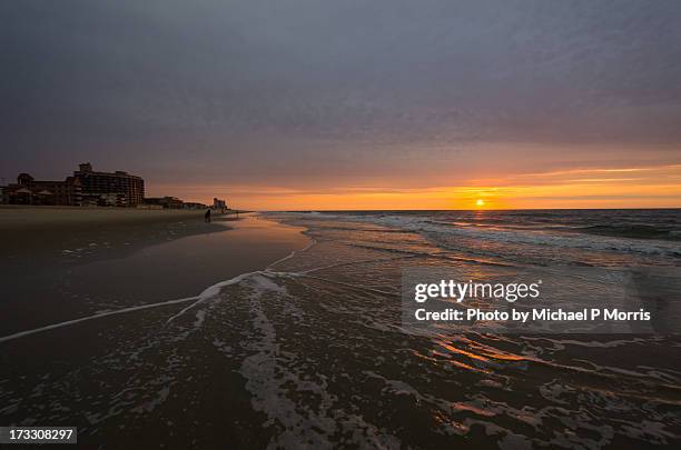 sunrise - ocean city maryland stock pictures, royalty-free photos & images