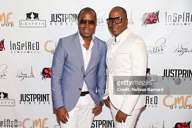 Antoine Von Boozier and Andre Von Boozier attend the "Inspired In New York" Event on July 11, 2013 in New York, United States.