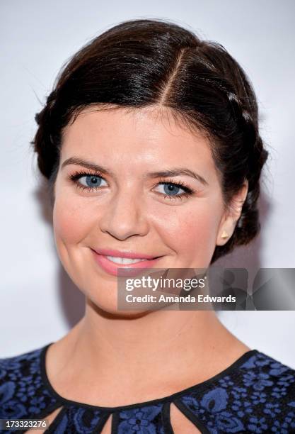 Actress Casey Wilson arrives at the 2013 Outfest Opening Night Gala of C.O.G. At The Orpheum Theatre on July 11, 2013 in Los Angeles, California.