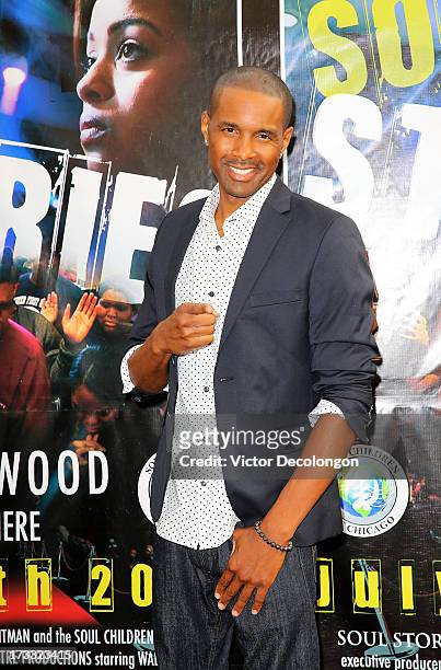 Actor T'Shaun Barrett arrives for the premiere of "Soul Stories" on July 11, 2013 in Los Angeles, California.