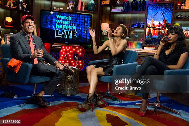 Pictured : Andy Cohen, Ciara and Aisha Tyler -- Photo by: Charles Sykes/Bravo/NBCU Photo Bank via Getty Images