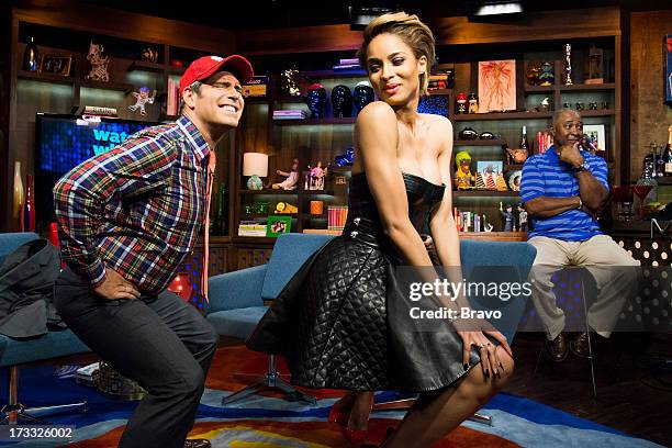 Pictured : Andy Cohen, Ciara and Ozzie Smith -- Photo by: Charles Sykes/Bravo/NBCU Photo Bank via Getty Images