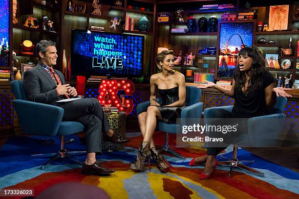 Pictured : Andy Cohen, Ciara and Aisha Tyler -- Photo by: Charles Sykes/Bravo/NBCU Photo Bank via Getty Images