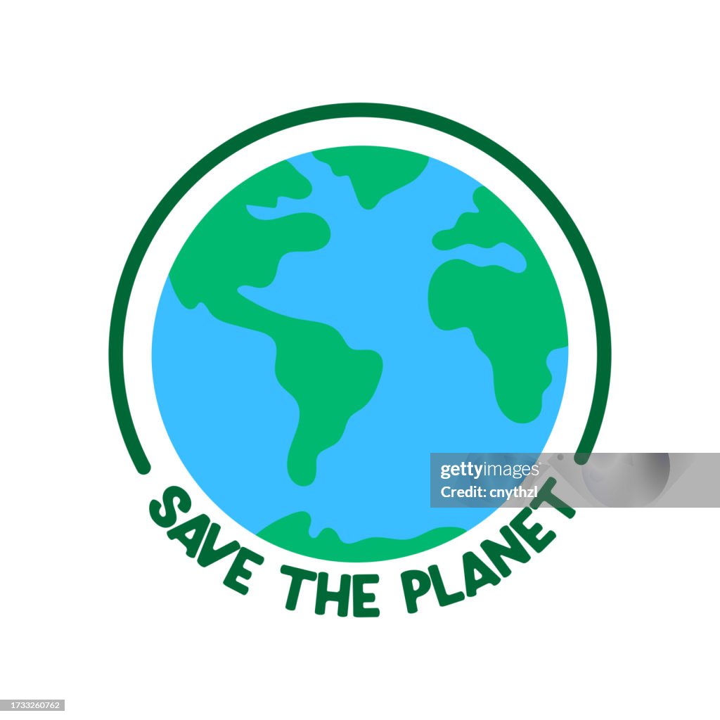 Save Planet Science Save The Planet Concept Vector Illustration Planet Earth Protection ...