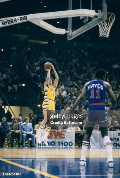 Basketball player Bobby Smith, of the Cleveland Cavaliers, in action against the Washington Bullets, January 8th 1977.