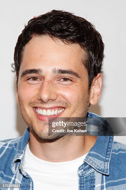 Actor Alex Kaluzhsky attends Abercrombie & Fitch Co. Presents their 2013 "Stars On The Rise!" at The Grove on July 11, 2013 in Los Angeles,...