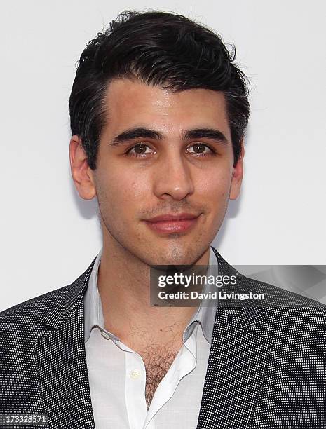 Musician Nick Simmons attends the premiere of Summit Entertainment's "RED 2" at Westwood Village on July 11, 2013 in Los Angeles, California.
