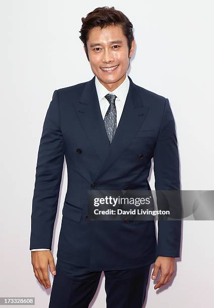 Actor Byung-hun Lee attends the premiere of Summit Entertainment's "RED 2" at Westwood Village on July 11, 2013 in Los Angeles, California.