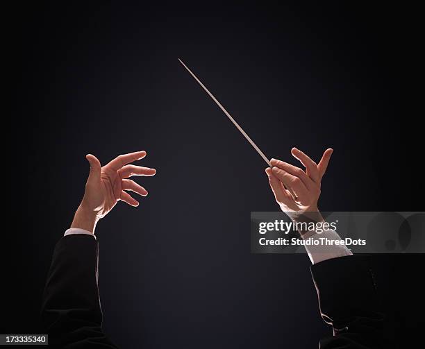 conducting buttons - dirigeerstok stockfoto's en -beelden
