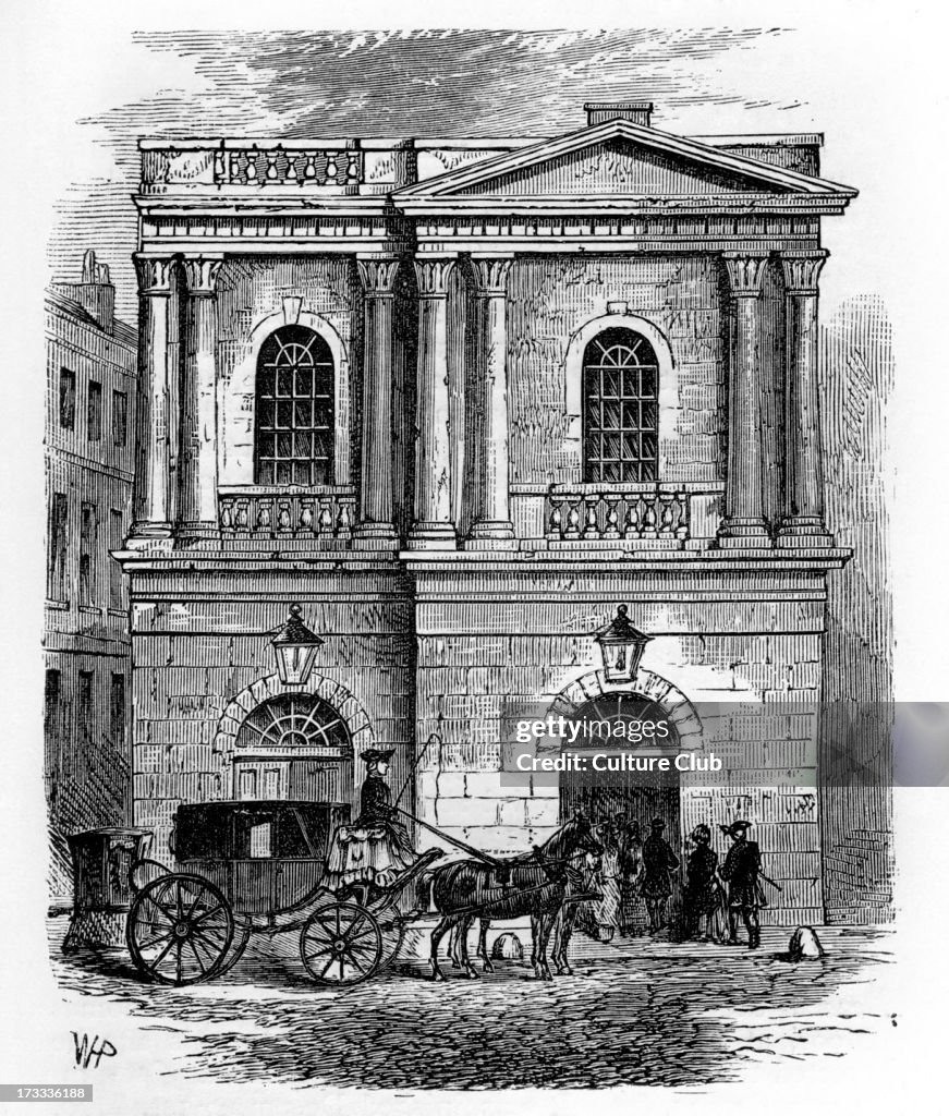 Entrance to the Opera House, London, 1800